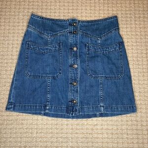 Free People Denim Skirt